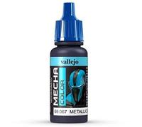 Vallejo Mecha Color - Colore Acrilico a Base d'Acqua per Aerografo, 17 ml, Blu (Metallic Blue)