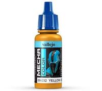 Createx Vallejo Colore acrilico per aerografo Mecha Color – base d'acqua 17 ml Giallo (Yellow Ochre)