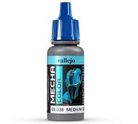 Vallejo Mecha Color - Colore Acrilico a Base d'Acqua per Aerografo, 17 ml, Grigio