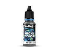 Vallejo Mecha Color - Colore Acrilico a Base d'Acqua per Aerografo, 17 ml, Grigio (Gunmetal)