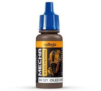 Vallejo Mecha Color - Colore Acrilico a Base d'Acqua per Aerografo, 17 ml, Marrone (Oiled Earth Wash)