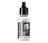 Vallejo Mecha Color - Colore Acrilico a Base d'Acqua per Aerografo, 17 ml, Opaco (Mecha Matt Varnish)