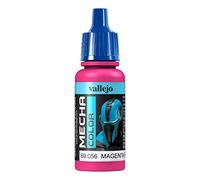 Vallejo Mecha Color - Colore Acrilico a Base d'Acqua per Aerografo, 17 ml, Rosa (Magenta Fluorescent)