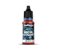 Vallejo Mecha Color - Colore Acrilico a Base d'Acqua per Aerografo, 17 ml, Rosso (Dark Red)
