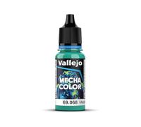 Vallejo Mecha Color - Colore Acrilico a Base d'Acqua per Aerografo, 17 ml, Verde (Metallic Green)