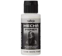Vallejo Mecha Color - Primer in poliuretano, 60 ml, Bianco (White Primer)
