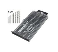 VALLEJO MICROBOX DRILL BITS SET (20) 0.3-1.6mm ACCESSORI PER MODELLISMO VALLEJO