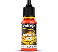 Vallejo Model Air 17ml - Fluorescent Red 71082