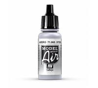 Vallejo Model Air 17ml Metallic - Steel 71065
