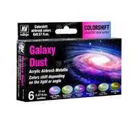 GALAXY DUST SET Colorshift Acrylic Airbrush Colors 6 x 17 ml 77092 VALLEJO