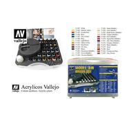 MODEL AIR BASIC COLORS & AIRBRUSH Set 17 ml 30 pcs + Aerografo 71172 by VALLEJO