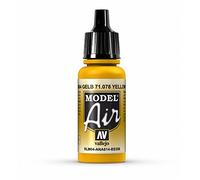 Vallejo Model Air-Colore Acrilico, Giallo (Gold Yellow), 17 ml
