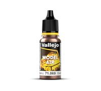 Vallejo Model Air-Colore Acrilico, Marrone (Metallic Rust), 17 ml