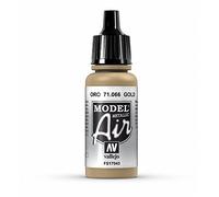 Vallejo Model Air-Colore Acrilico, Oro (Metallic Gold), 17 ml