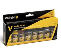 Vallejo Model Air Set 71174 Basic Colors (8)