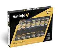 Vallejo Model Air Set 71178 Basic Color Pack (16)