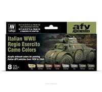 Vallejo Model Air Set 71645 Italian WWII Regio Esercito Camo Colors (8)