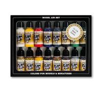 Nuovissimo Vallejo Farbset, Colori Base, 16 x 17 ML Model Air Numero Art. 71.178