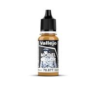 Vallejo Model Color Acrilico Marrone 18 ml, Autonivelante e Sistema BSL per Modellismo e Figurine, Finitura Opaca
