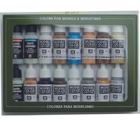 Vallejo Model Color Folkstone Special Acrylic Paint Set (16) - Colori Personaggi