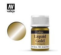 VALLEJO MODEL COLOR LIQUID GR GOLD ALCOHOL 70795 COLORI VALLEJO