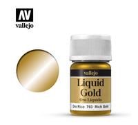 VALLEJO MODEL COLOR LIQUID RC GOLD ALCOHOL 70793 COLORI VALLEJO