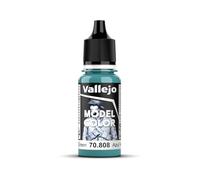 Vallejo Model Color Pintura Acrilica 18 ml, Colore Blu Verde, Finitura Opaca, Autonivelante, Sistema BSL per Modellismo e Figurine