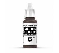 Vallejo 70.854 - Colore Acrilico Opaco , Marrone (Brown Glaze), 17 ml, 1 Pezzo