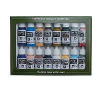 Vallejo Model Color - Set Pittura Acrilica, 16 x 17 ml, Colori Asortiti