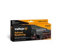 Vallejo Model Color Set 70264 Railroad Weathering by Chema Cabrero (8x18ml)
