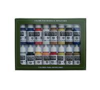 Vallejo Model Color - Set Pittura Acrilica, 16 x 17 ml, Colori Asortiti