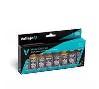 Vallejo Model Color - Set Pittura Acrilica, 8 x 17 ml, Colori Asortiti