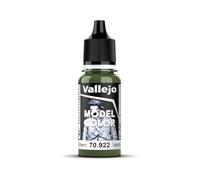 Vallejo Model Color Verde Uniforme 18 ml, Pittura Acrilica Autonivelante per Modellismo e Figure, Finitura Opaca, Sistema BSL