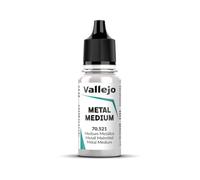 Vallejo Model Color - Vernice Acrilica, Tubetto da 17 ml, Bianco (Metallo Medio)