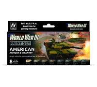 Vallejo- Model Color-World War III Set di Accessori da modellismo, Multicolore, Medio, 770220