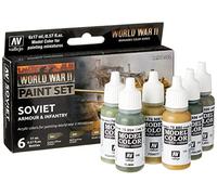 Vallejo- Model Color WWII Kit di Montaggio per Modellino, 6 x 17 ml, Multicolore, 1 Stück (1er Pack), VJ70202