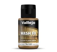 Vallejo Model Wash - Copri Graffi, 35 ml, Chachi (Dark Khaki Green)