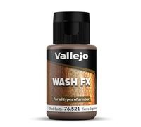 Vallejo Model Wash - Copri Graffi, 35 ml, Marrone (Oiled Earth)
