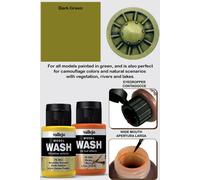 Vallejo Model Color - Vernice per Lavaggio, 35 ml, Verde Scuro
