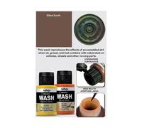 VALLEJO MODEL WASH OILED EARTH 76521 COLORI VALLEJO