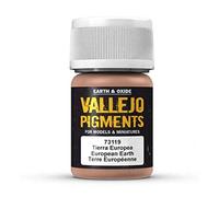 Vallejo Modeling Effects Pigmenti - Pigmento per l'utilizzo con modelli in plastica, 30 ml, Beige (European Earth)
