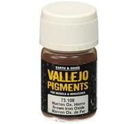 Vallejo Modeling Effects Pigmenti - Pigmento per l'utilizzo con modelli in plastica, 30 ml, Marrone (Brown Iron Oxide)