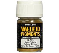 Vallejo Modeling Effects Pigmenti - Pigmento per l'utilizzo con modelli in plastica, 30 ml, Marrone (Natural Sienna)