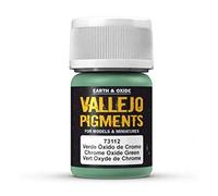 Vallejo Modeling Effects Pigmenti - Pigmento per l'utilizzo con modelli in plastica, 30 ml, Verde (Chrome Oxide Green)