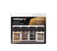 VALLEJO PIGMENTI 73190 Polvere & Sporco - SET Colori Vallejo