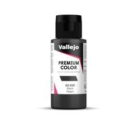 Vallejo Pintura Acrilica Premium Nero per Aerografo, Alta Resistenza e Durabilità, Ideale per Modellismo e Arte, 60 ml