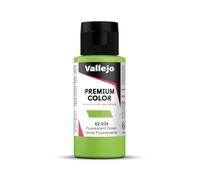 Vallejo Pintura Acrilica Verde Fluorescente per Aerografo, Alta Resistenza e Durabilità, Ideale per Artisti e Hobbyisti, 60 ml