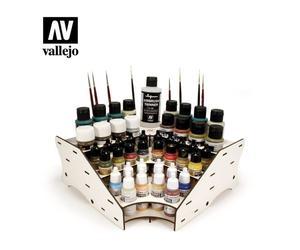 Vallejo - Postazione di Lavoro Orizzontale per Colori e Pennelli - Modulo Angola