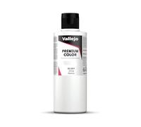 Vallejo- Premium Airbrush Color Flacone di Vernice a Base d'Acqua, 200 ml, Bianco, (Confezione da 1), 063001