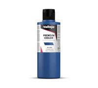 Vallejo- Premium Airbrush Color Flacone di Vernice a Base d'Acqua, 200 ml, Blu, 063009